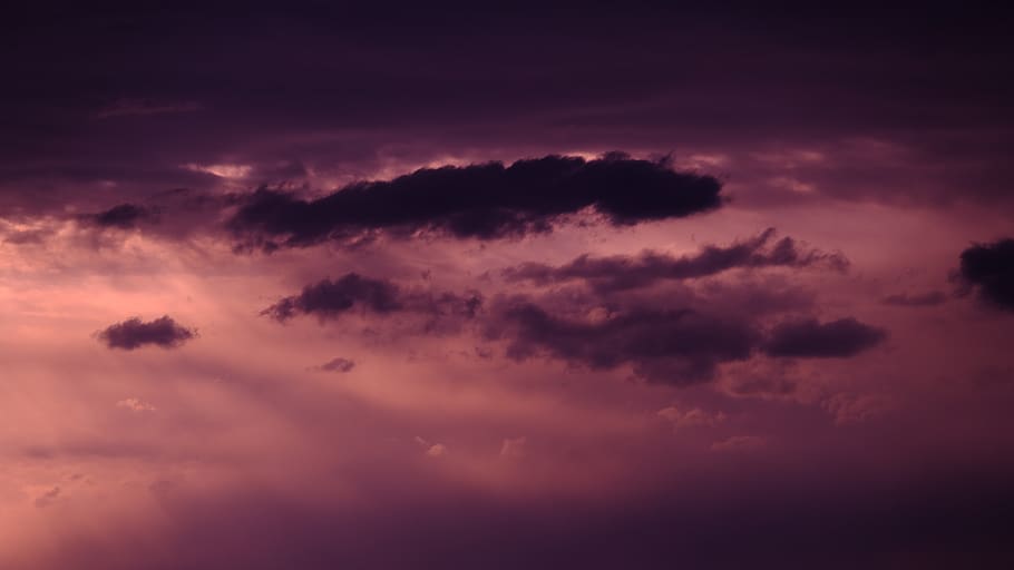 grey and white clouds, nature, outdoors, sky, weather, cumulus HD wallpaper