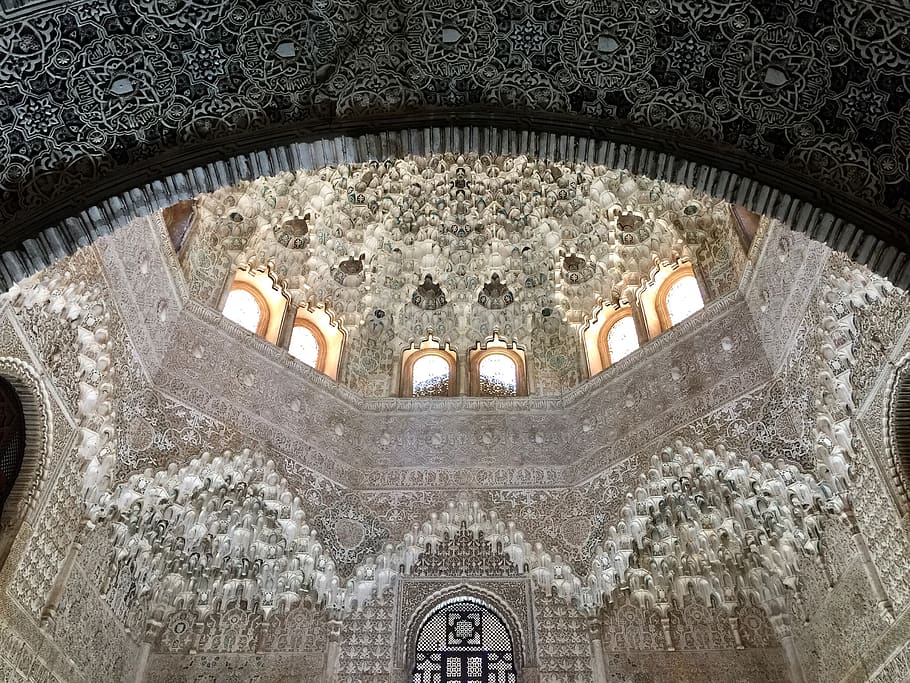 granada, spain, architect, architecture, built structure, indoors HD wallpaper