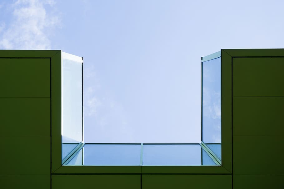green building, architecture, window, skylight, cité de la mode et du design HD wallpaper