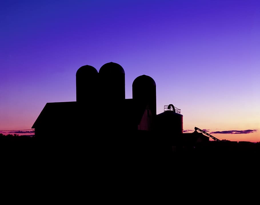 silhouette, building, construction, architecture, keep, camp HD wallpaper