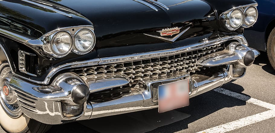 cadillac, automotive, oldtimer, classic, american, chrome, cars HD wallpaper