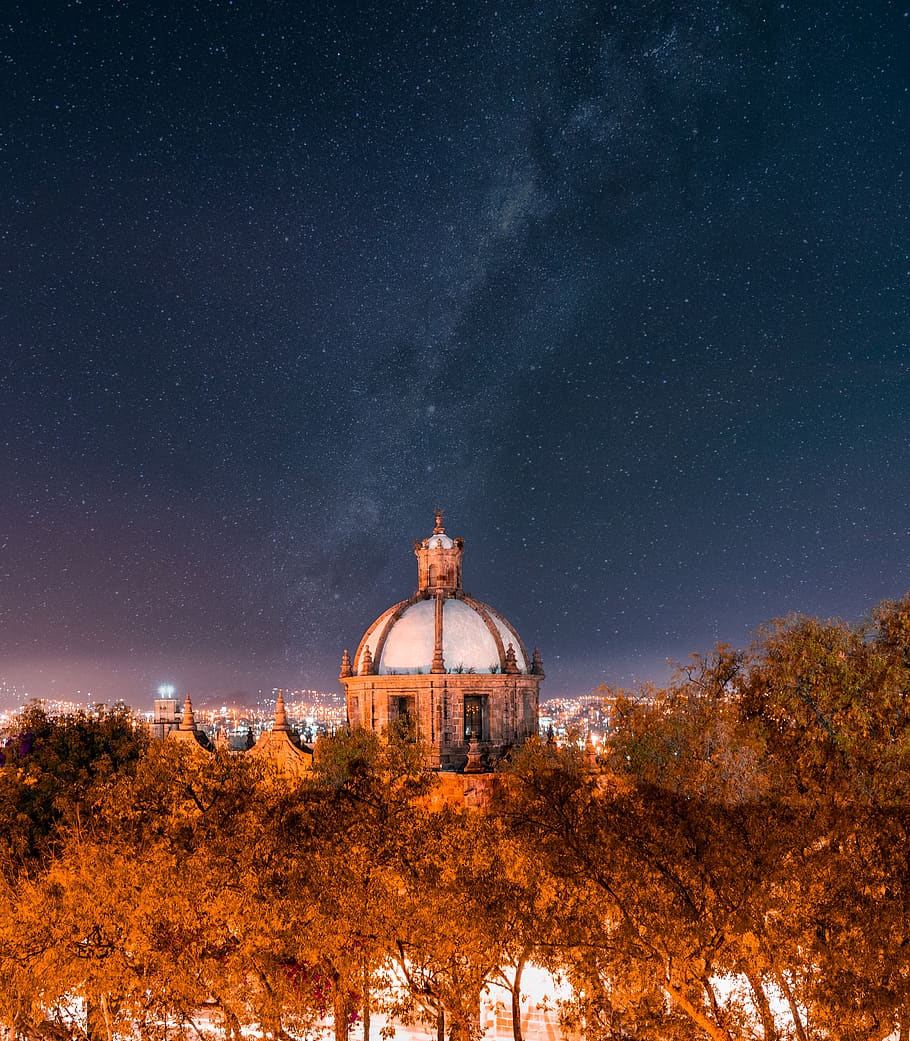 white dome cstle, architecture, building, nature, outdoors, mexico HD wallpaper