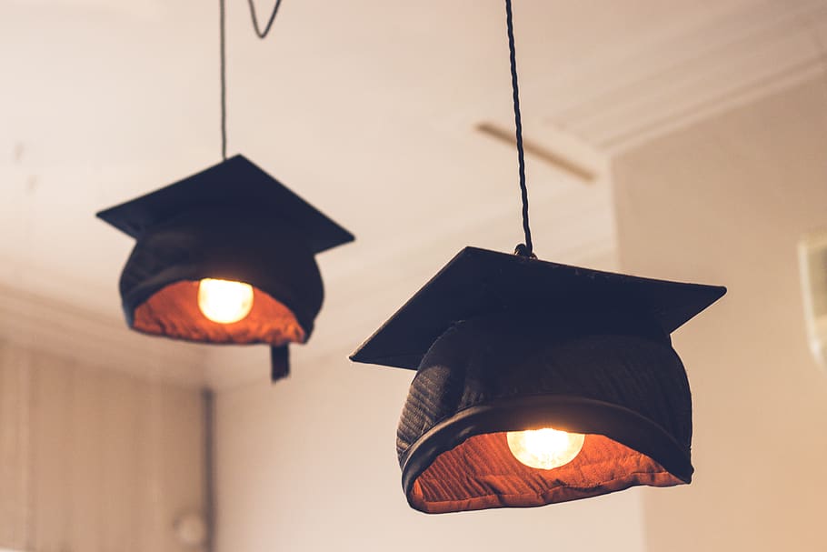 black pendant lamp, lighting equipment, illuminated, hanging HD wallpaper