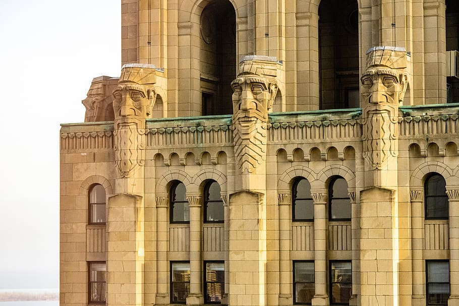 building, architecture, column, pillar, arched, dome, crypt HD wallpaper