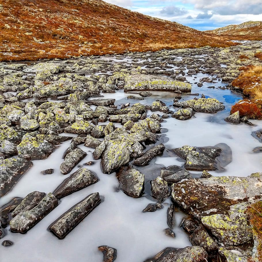 ice, mountain, snow, landscape, cold, nature, winter, frozen HD wallpaper