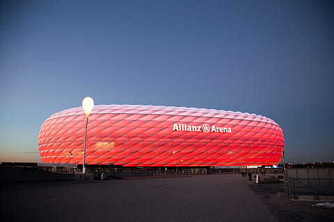 HD wallpaper: Allianz Arena, munich, germany, stadium, night ...