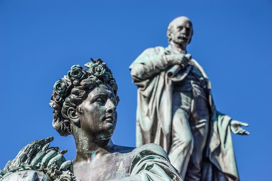 statue, bust, sculpture, art, figure, head, woman, face, historically HD wallpaper