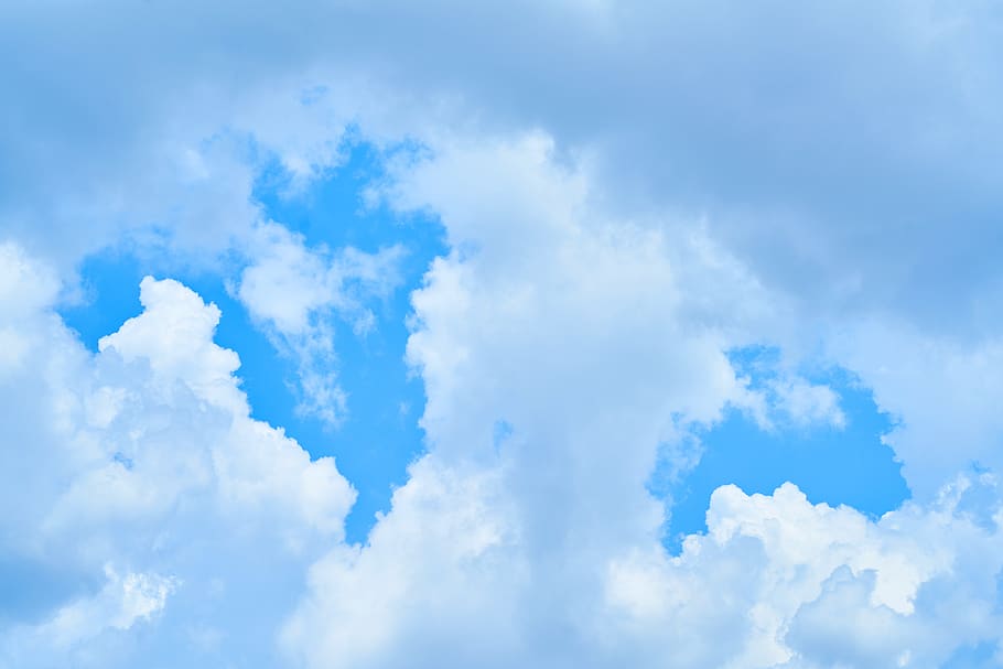 cloud, blue, composition, cloud - sky, beauty in nature, scenics - nature HD wallpaper