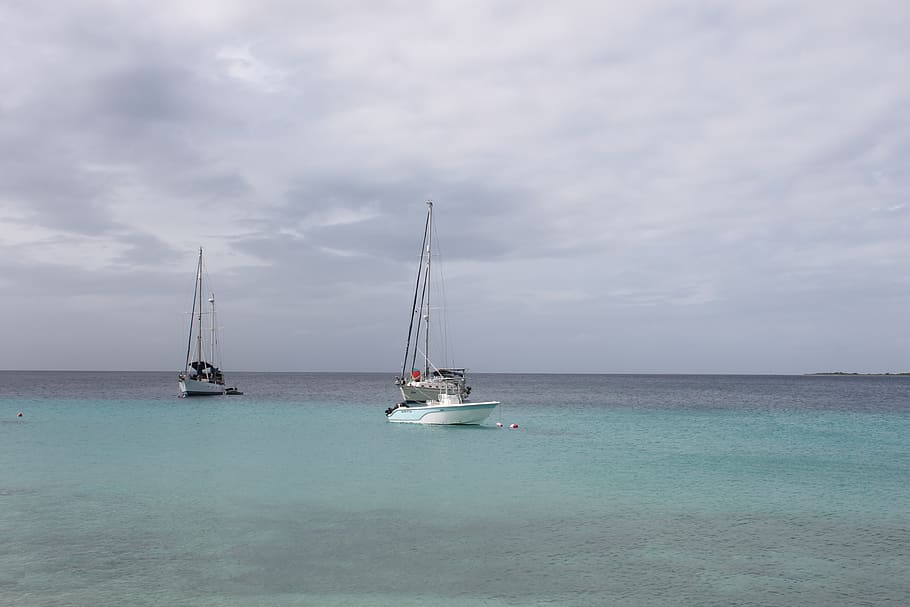 sea, boat, cloud, nature, summer, nautical vessel, sky, transportation HD wallpaper