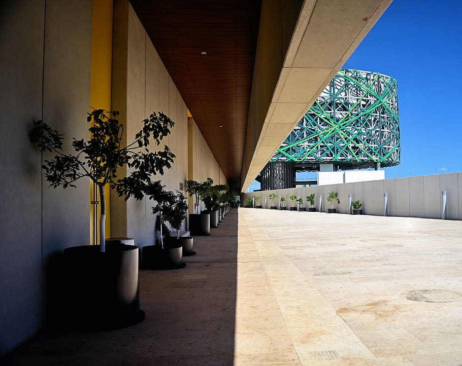 mexico, mérida, museum arquitecture, convergence, architecture, HD wallpaper