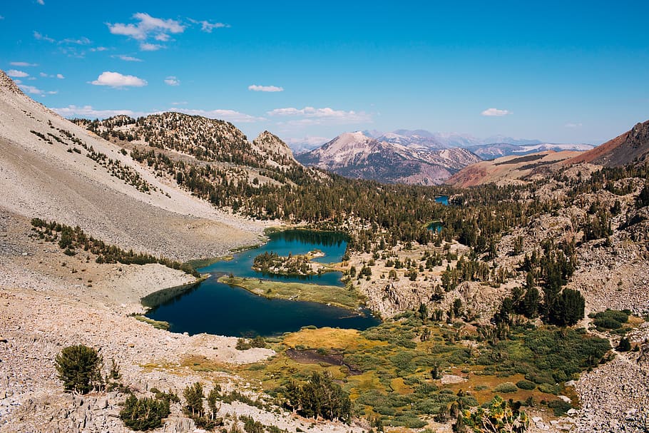mountain peak, mammoth lakes, duck lake trail, united states HD wallpaper