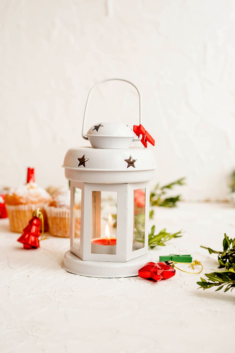 white candle lantern, lamp, dessert, wedding cake, food, plant HD wallpaper