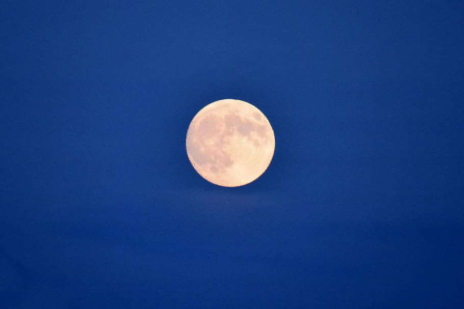 full moon, outdoors, night, universe, outer space, astronomy HD wallpaper