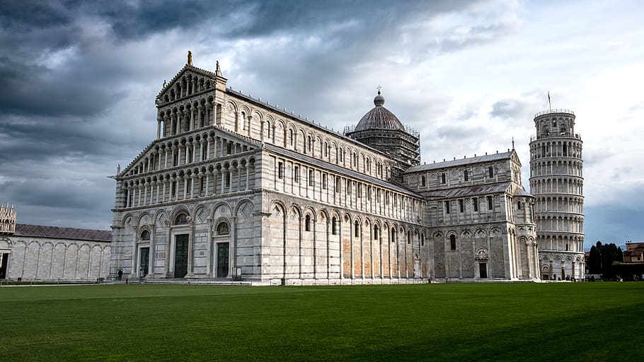 pisa, torre, architecture, duomo, miracles, piazza, italy, tourism, HD wallpaper