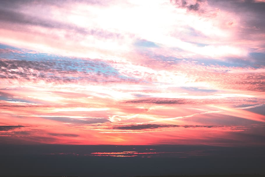 Photo Of Sky, clouds, dawn, nature, scenic, sunrise, sunset, cloud - sky HD wallpaper