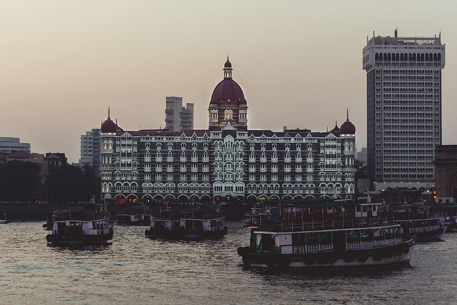 tajmahalpalace, mumbai, dusk, hotel, maharastra, india, sonya6000, HD wallpaper