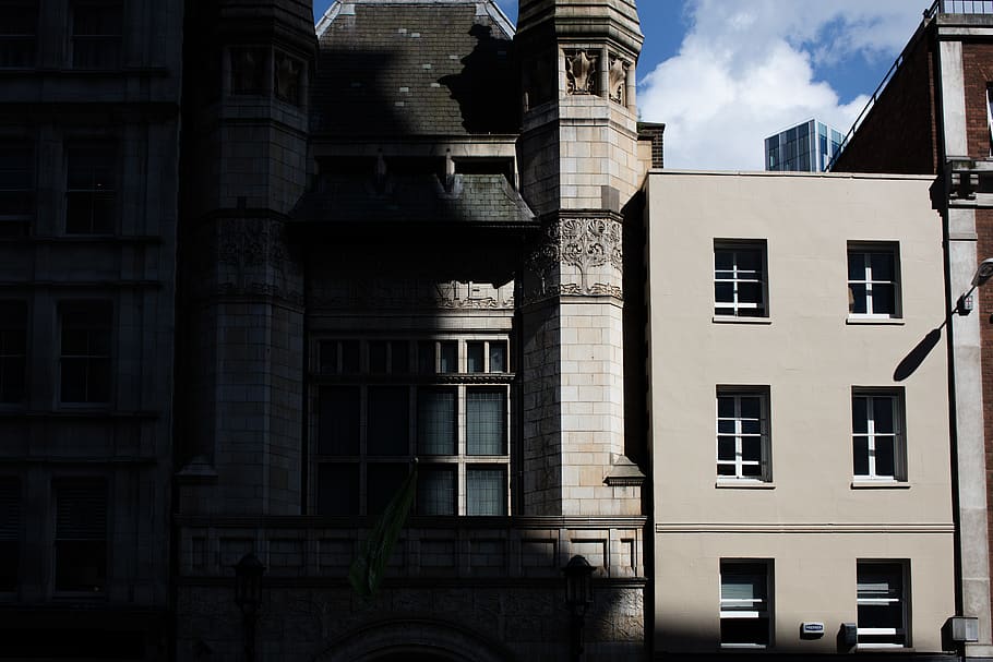 architecture, light, shadow, building, urban, street, built structure HD wallpaper