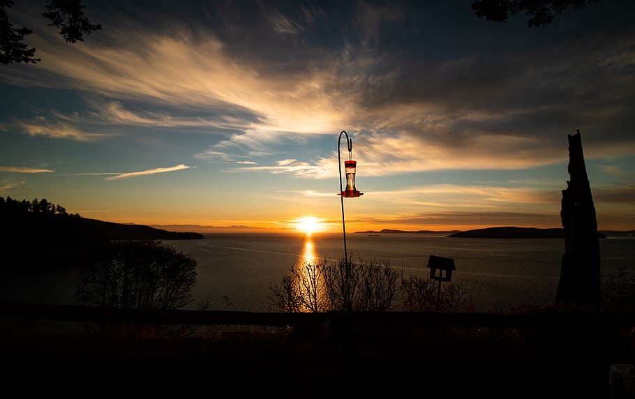 nature, outdoors, sunlight, sunset, flare, sky, dusk, dawn HD wallpaper