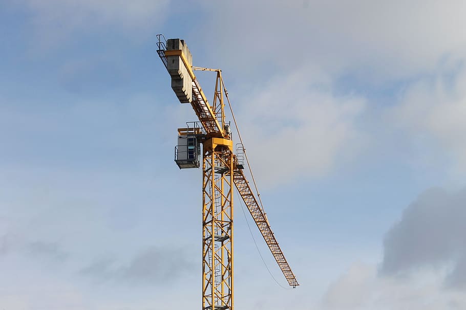 construction, crane, machine, architecture, building, engineering HD wallpaper