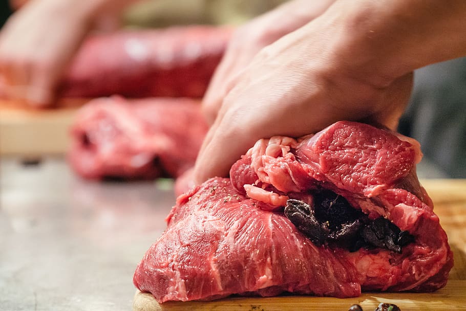 meat, human hand, food and drink, freshness, red meat, human body part HD wallpaper