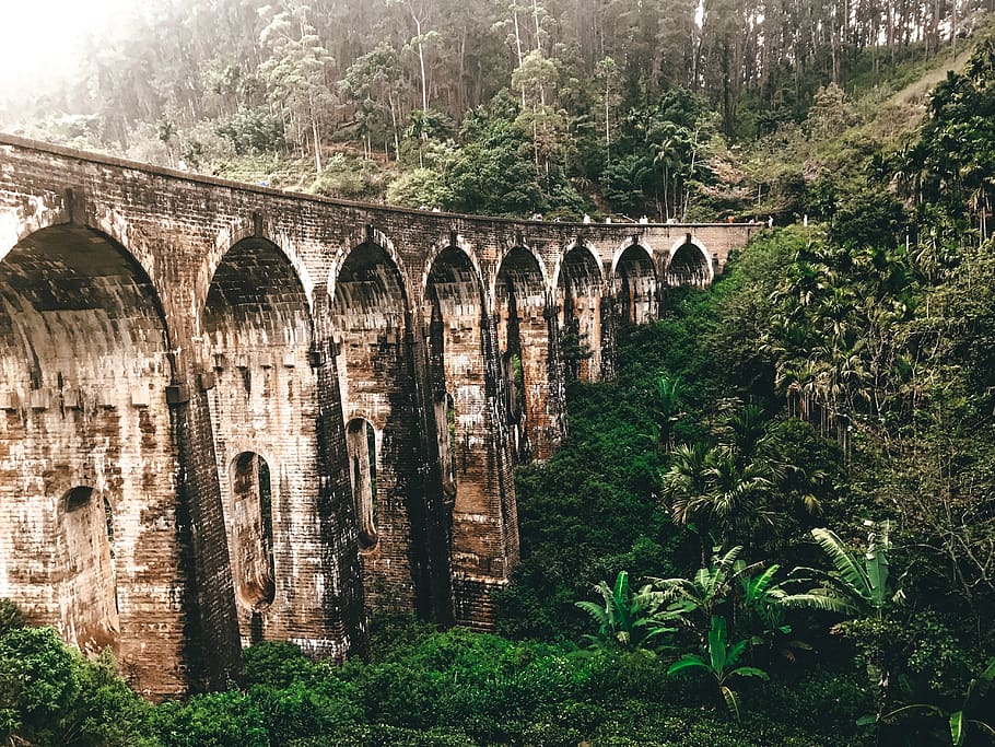 beige and black collared bridge, building, viaduct, architecture HD wallpaper