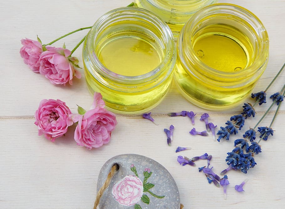 oil, essential oils, lavender, rose, wellness, health, therapy, HD wallpaper