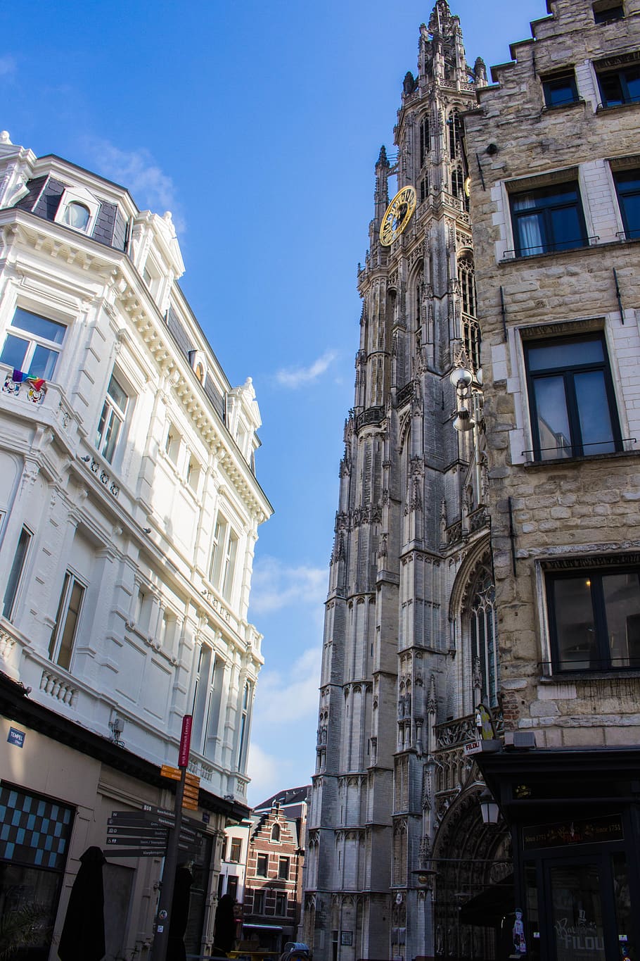 belgium, antwerpen, cathedral of our lady antwerp, historic, HD wallpaper