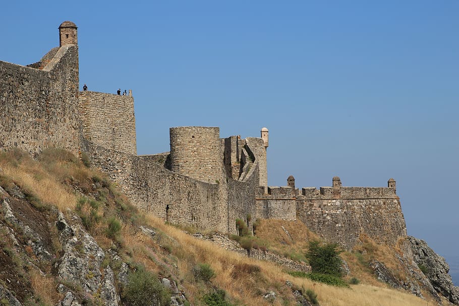 marvão, portugal, rampart, medieval village, fortifications