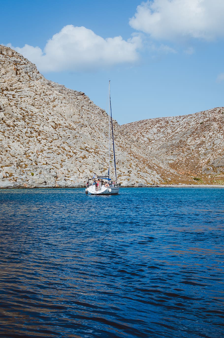 greece, nautical vessel, water, transportation, sky, mode of transportation HD wallpaper