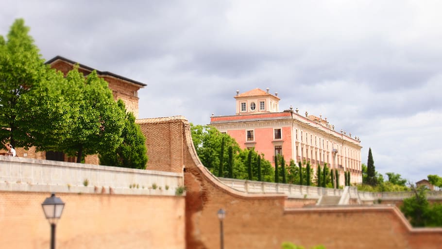 spain, boadilla del monte, palace, xviii, architecture, built structure HD wallpaper