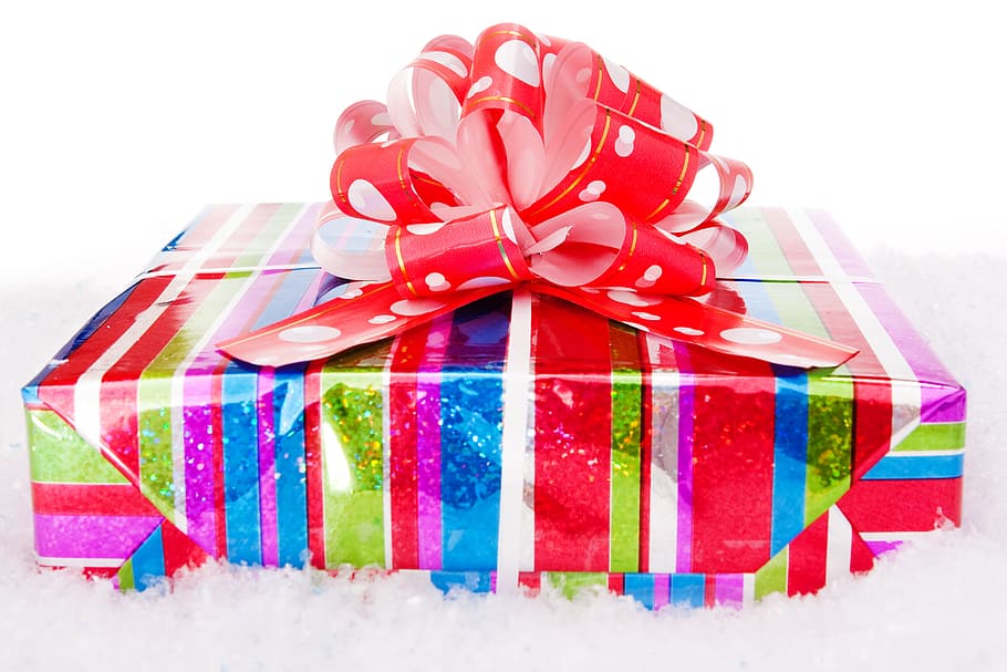 con2011, bow, box, christmas, holiday, object, present, small HD wallpaper