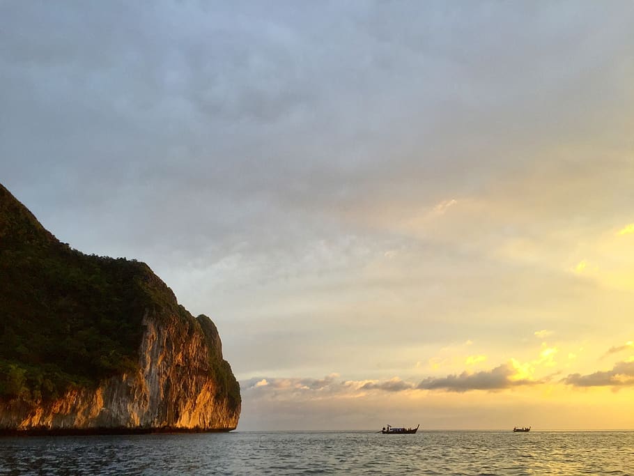 thailand, tambon ao nang, ban thai road tambon ao nang, ocean view, HD wallpaper