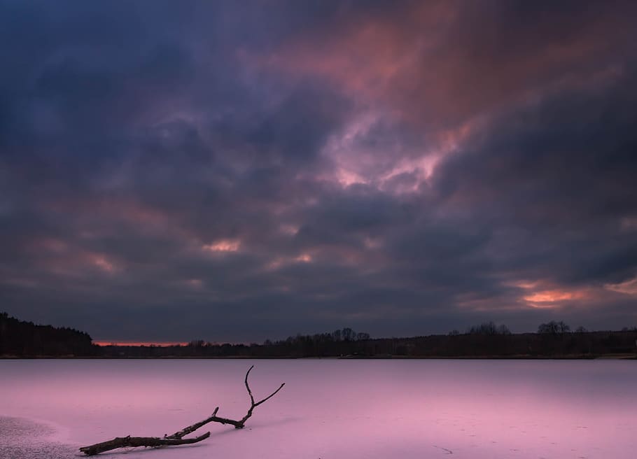 sunset, clouds, sky, evening, twilight, cloud - sky, beauty in nature HD wallpaper