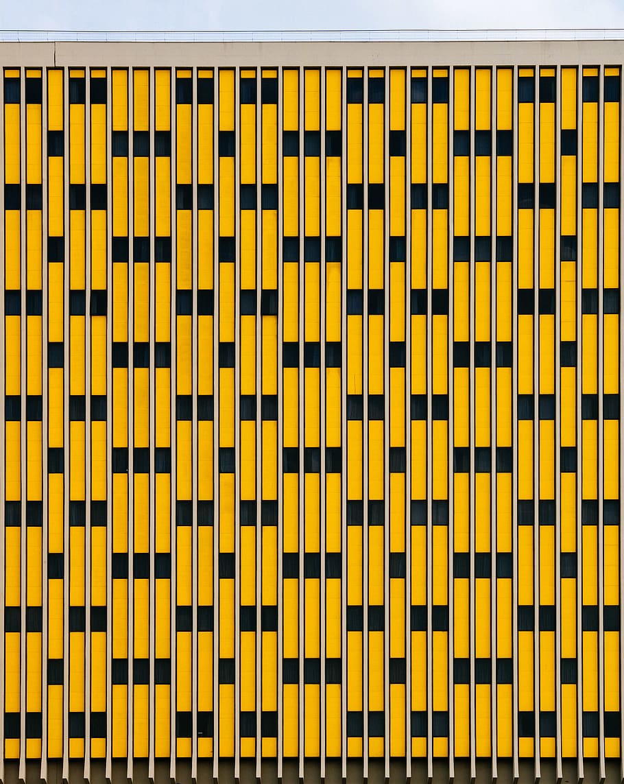Yellow And Black Pattern, abstract, art, artistic, background HD wallpaper
