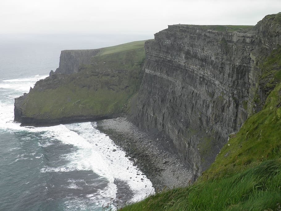 cliffs, mohr, ireland, ocean, water, sea, scenics - nature, HD wallpaper