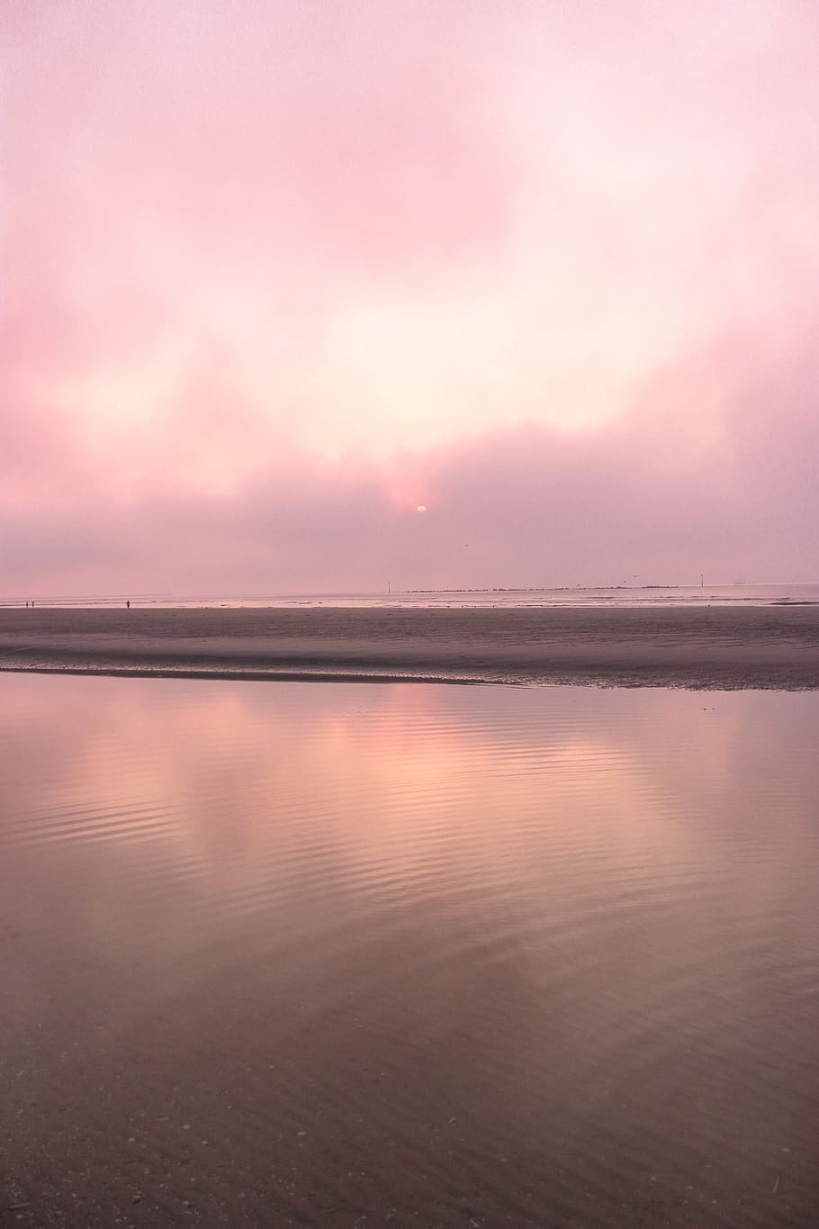 france, dunkirk, sky, water, beauty in nature, sunset, scenics - nature HD wallpaper