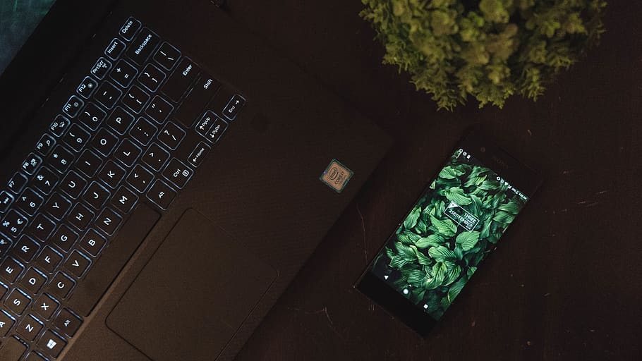 mobile, technology, laptops, art, design, simple, minimal, computer keyboard HD wallpaper