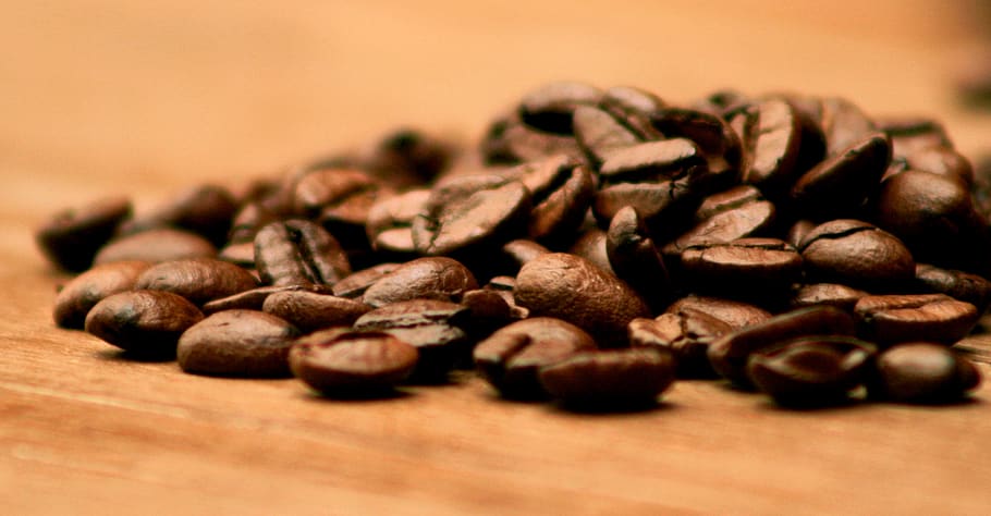 cafe, coffee, grains, food, food and drink, large group of objects HD wallpaper