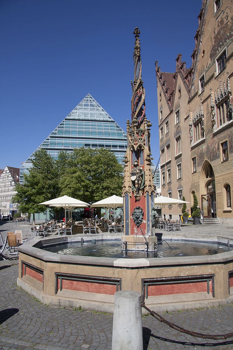 ulm, notable, construction, architecture, city, urban, water HD wallpaper