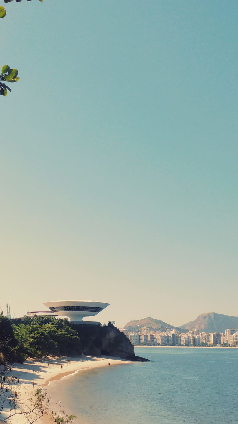niterói, water, sky, architecture, sea, building exterior HD wallpaper