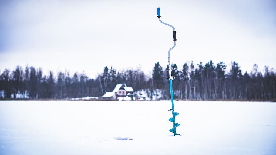 winter, snow, sky, blue, cold, landscape, city, power, energy HD wallpaper