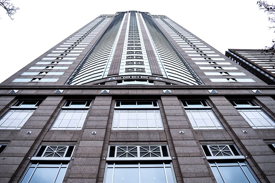 skyscraper, city, seattle, washington, usa, street, urban, architecture HD wallpaper