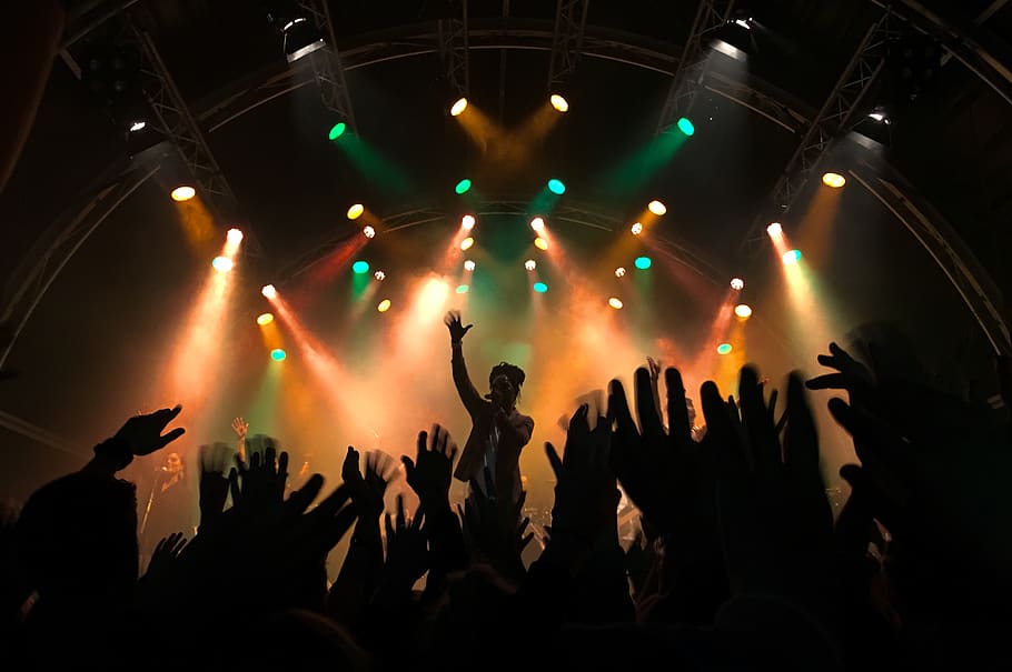 person, human, crowd, concert, rock concert, candle, festival