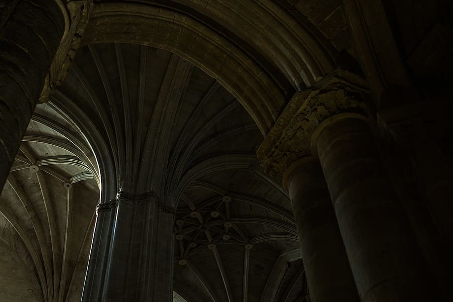 church, architecture, cathedral, interior, design, god, light HD wallpaper