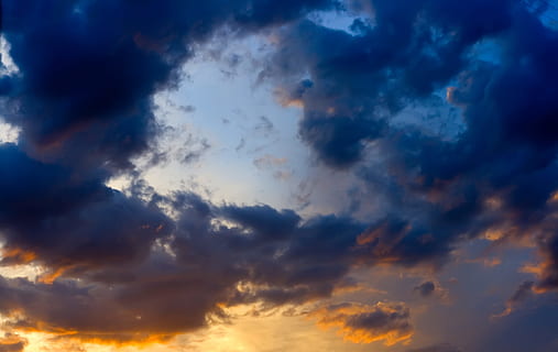 sky, dark, light, clouds, weather, background, nature, sun HD wallpaper