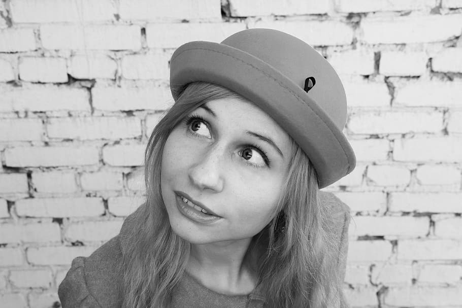 emotions, surprise, peeps, lips, portrait, person, smile, eyes HD wallpaper