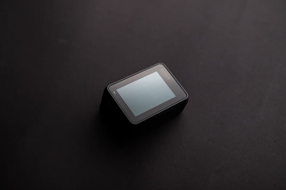 Black Camera, camera lens, electronics, gopro, indoors, studio shot HD wallpaper