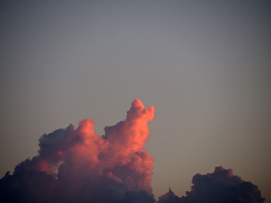brown clouds, sky, no people, nature, low angle view, copy space HD wallpaper