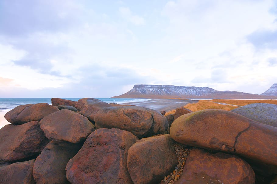 iceland, snaefellsnes, sky, scenics - nature, water, cloud - sky HD wallpaper