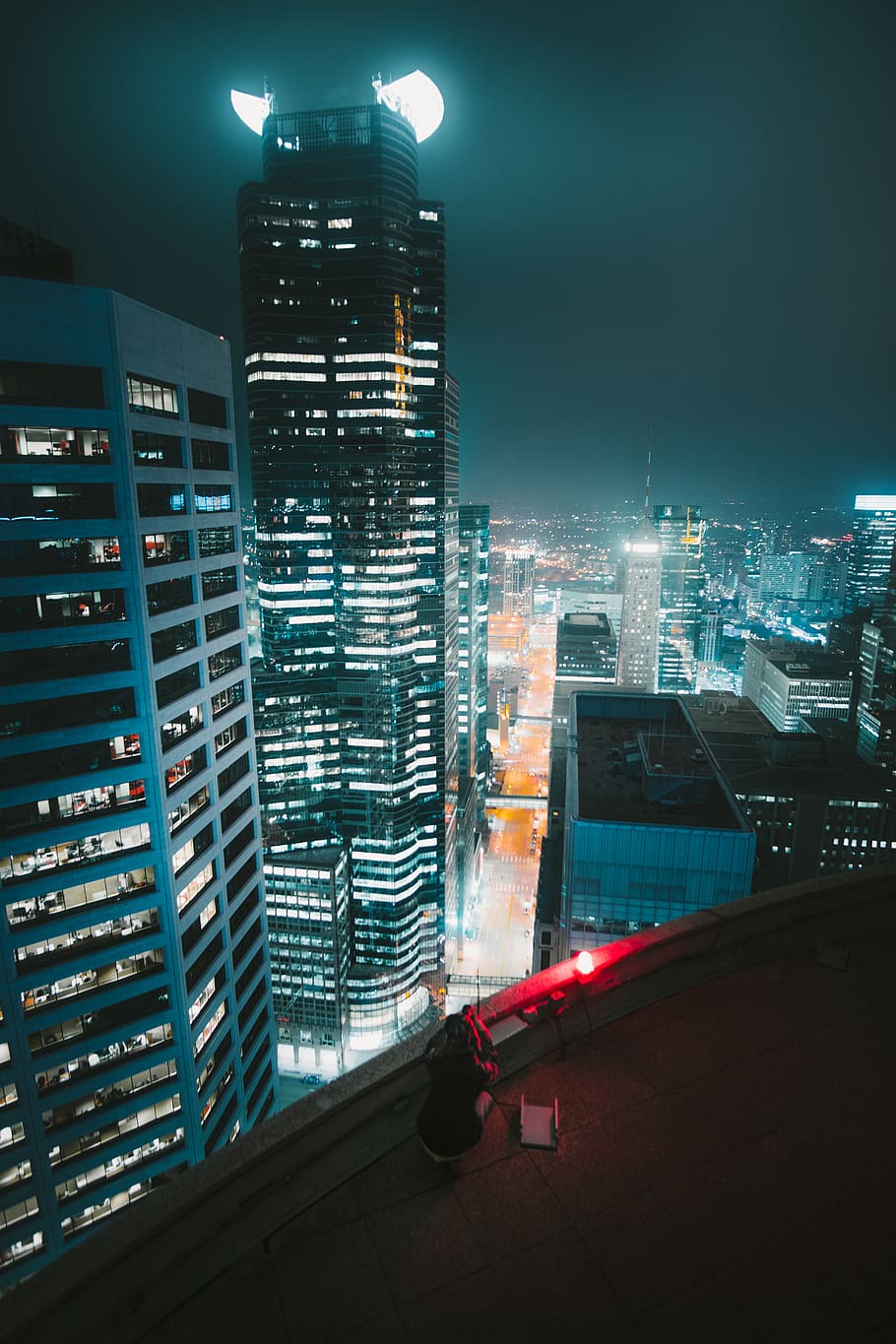 high rise building during nighttime, building exterior, built structure HD wallpaper